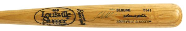 1986-89 Frank White Kansas City Royals Signed Louisville Slugger Professional Model Game Used Bat (MEARS LOA/JSA)