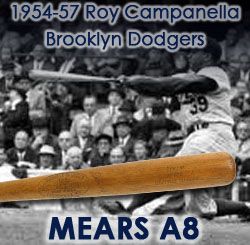  1953-57 Roy Campanella Brooklyn Dodgers H&B Louisville Slugger Professional Model Game Used Bat (MEARS A8) Possibly Used During 1953/1955 MVP Seasons, 1955 World Series Season, 1957 Final Season