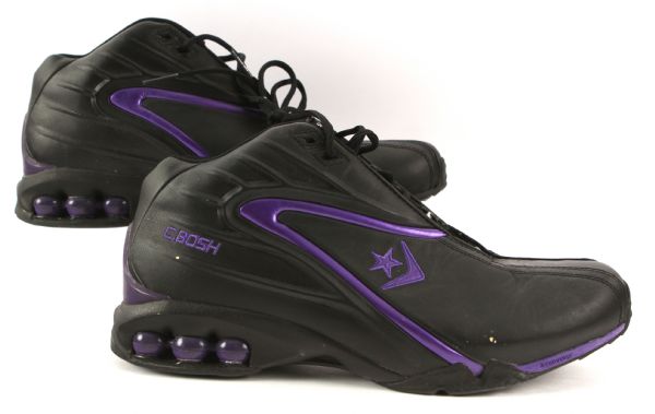 2004-05 Chris Bosh Toronto Raptors Game Worn Converse Sneakers (MEARS LOA)