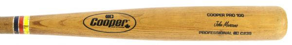 1988-92 circa John Marzano Boston Red Sox Cooper Professional Model Game Used Bat (MEARS LOA)