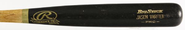 2009 Jason Varitek Boston Red Sox Rawlings Adirondack Pro Professional Model Game Used Bat (MEARS A8)
