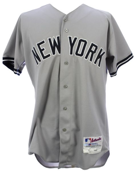 2004 Don Mattingly New York Yankees Game Worn Road Jersey (MEARS LOA/Steiner)