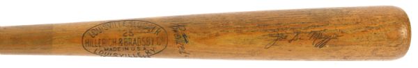 1948-49 Joe DiMaggio New York Yankees H&B Louisville Slugger Professional Model Team Index Bat (MEARS A6.5 & PSA/DNA)