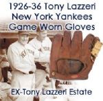 1926-37 Tony Lazzeri New York Yankees Spalding Game Worn Glove W/ Documented Player Customization “EX Tony Lazzeri Estate / Tony Lazzeri Jr. LOA” (Additional MEARS LOA)