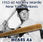 1953-60 Mickey Mantle New York Yankees H&B Louisville Slugger Professional Model Bat (MEARS A6)