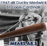 1947-48 Joe Ducky Medwick St. Louis Cardinals H&B Louisville Slugger Professional Model Game Used Bat (MEARS A8.5)