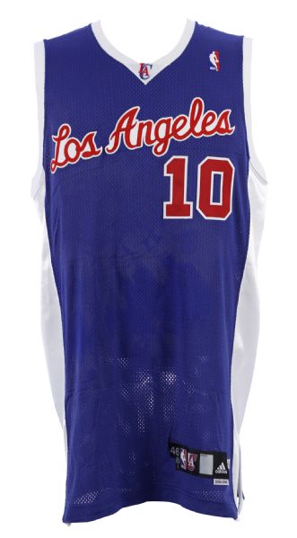 2009-10 Eric Gordon Los Angeles Clippers Game Worn Road Jersey (MEARS LOA)
