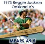 1973 Reggie Jackson Oakland A’s Signed Adirondack Professional Model Game Used Bat (MEARS A9.5/JSA) “Used During His MVP & 2nd World Championship Season”