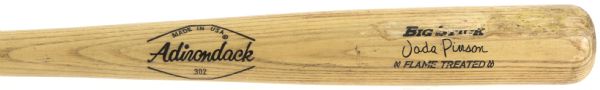 1971-75 Vada Pinson Indians/Angels/Royals Adirondack Professional Model Game Used Bat (MEARS LOA)