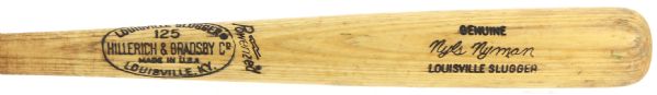 1974-75 Nyls Nyman/Bucky Dent Chicago White Sox H&B Louisville Slugger Professional Model Game Used Bat (MEARS LOA)