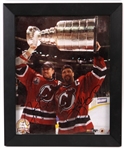 2000 Scott Stevens Jason Arnott New Jersey Devils Signed 9.5" x 11.5" Framed Photo (JSA)