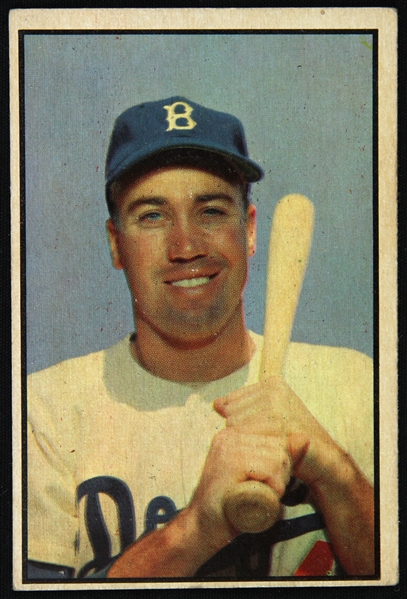 1953 Duke Snider Brooklyn Dodgers Bowman Color #117 Baseball Card
