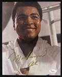 1980s Muhammad Ali World Heavyweight Champion Signed 8" x 10" Photo (JSA Full Letter)