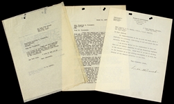 1927 Rare Franklin D. Roosevelt TLS Signed With Correspondence (Full PSA/DNA letter)