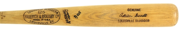 1973-74 Adrian Garrett Chicago Cubs H&B Louisville Slugger Professional Model Game Used Bat (MEARS LOA)