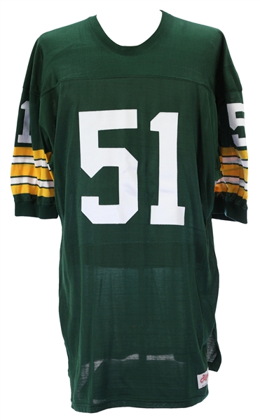 1985-90 circa Green Bay Packers #51 Home Jersey (MEARS LOA)