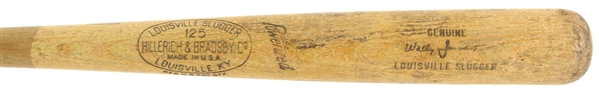 1957-58 Wally Lammers Portland Los Angeles PCL Star H&B Louisville Slugger Professional Model Game Used Bat 