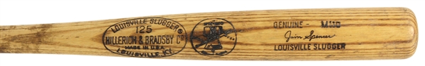 1976 Jim Spencer Chicago White Sox H&B Louisville Slugger Professional Model Game Used Bat (MEARS LOA)