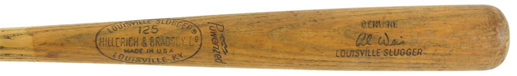 1965-68 Al Weis Chicago White Sox H&B Louisville Slugger Professional Model Game Used Bat (MEARS LOA)