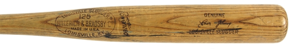 1965-68 Deron Johnson Reds/Braves H&B Louisville Slugger Professional Model Game Used Bat (MEARS LOA)