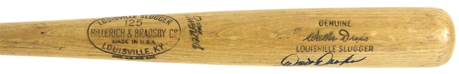 1961 Walt Dropo Baltimore Orioles Signed H&B Louisville Slugger Professional Model Game Used Bat (MEARS LOA/JSA)