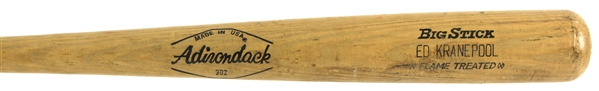 1971-79 Ed Kranepool New York Mets Adirondack Professional Model Game Used Bat (MEARS LOA)