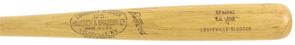 1950-60 Ed Yost Senators/Tigers H&B Louisville Slugger Professional Model Bat (MEARS LOA)