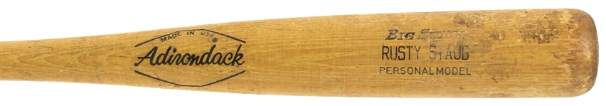 1971-79 Rusty Staub Expos/Mets/Tigers Adirondack Professional Model Game Used Bat (MEARS LOA)