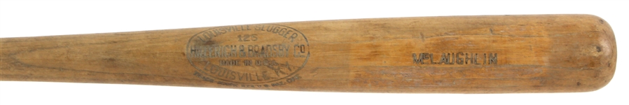 1921-31 McLaughlin H&B Louisville Slugger Professional Model Game Used Bat (MEARS LOA) Sidewritten