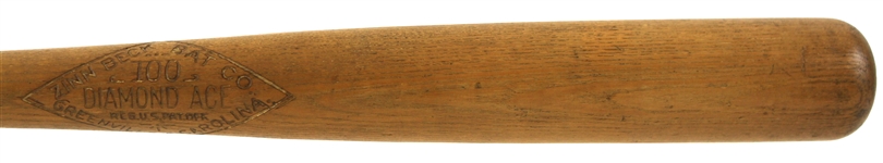 1925-29 Goose Goslin Washington Senators Zinn Beck 100 Professional Model Game Used Bat (MEARS LOA)