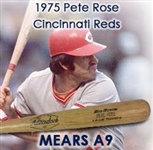 1975 Pete Rose Cincinnati Reds World Champions "Big Red Machine" Signed Adirondack Professional Model Game Used Bat (MEARS A9/JSA)