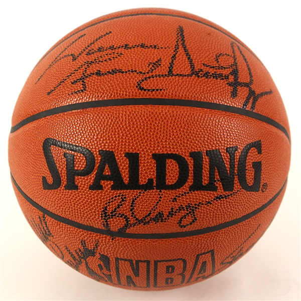 1990-1991 Chicago Bulls 1st Ever World Championship Team Signed Official Game Basketball (13 signatures) JSA