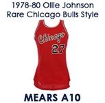 1978-1980 Ollie Johnson Chicago Bulls Game Worn Road Jersey (MEARS A10)