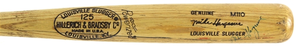 1977-79 Mike Hargrove Rangers/Padres/Indians Signed H&NB Louisville Slugger Professional Model Game Used Bat (MEARS LOA/JSA)
