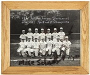 1961 Mike Schmidt Philipps Aquatic Club Team 8x10 Photo – Earliest Known Baseball Photo of Schmidt