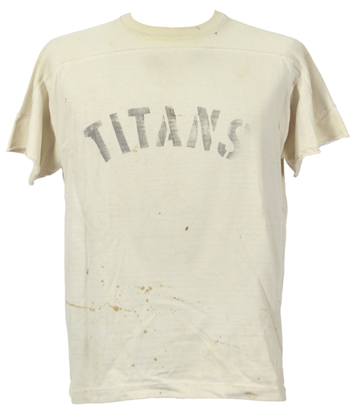 1960-62 New York Titans #14 Practice Jersey (MEARS LOA) 