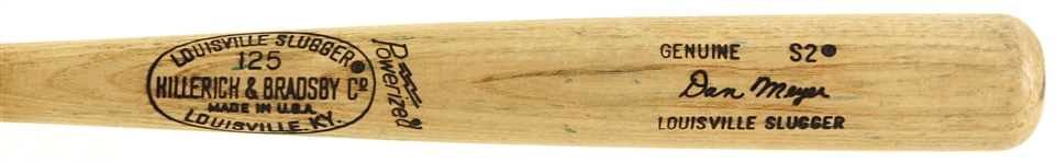 1977-79 Dan Meyer Seattle Mariners H&B Louisville Slugger Professional Model Game Used Bat (MEARS LOA)