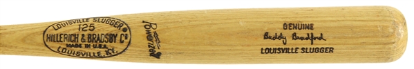 1973-75 Buddy Bradford Chicago White Sox H&B Louisville Slugger Professional Model Game Used Bat (MEARS LOA)