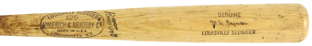 1973-75 Mike Jorgensen Montreal Expos H&B Louisville Slugger Professional Model Game Used Bat (MEARS LOA)