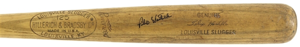 1965-66 Felix Mantilla Red Sox/Astros Signed H&B Louisville Slugger Professional Model Game Used Bat (MEARS LOA/JSA)