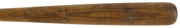 1965-67 Eddie Mathews Braves/Astros/Tigers H&B Louisville Slugger Professional Model Game Used Bat (MEARS LOA)