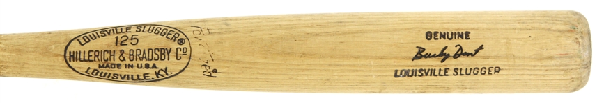 1973-75 Bucky Dent Chicago White Sox H&B Louisville Slugger Professional Model Game Used Bat (MEARS LOA) Rookie Era