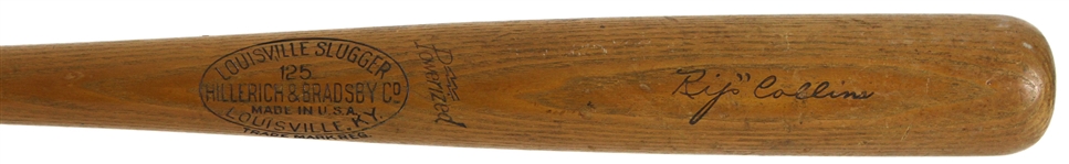 1934-1941 Rip Collins H&B Louisville Slugger Professional Model Game Used Bat (MEARS A8)