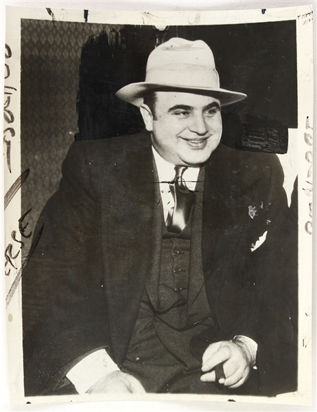 1920s Al Capone American Gangster 5.5" x 7" Original Photo