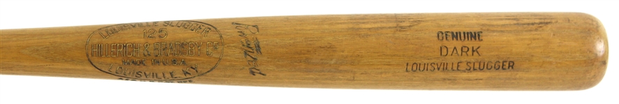 1958-89 Al Dark Chicago Cubs H&B Louisville Slugger Professional Model Game Used Bat (MEARS A8)