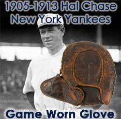 1905-1913 Hal Chase (attributed) New York Yankees Game Worn Glove (MEARS LOA)