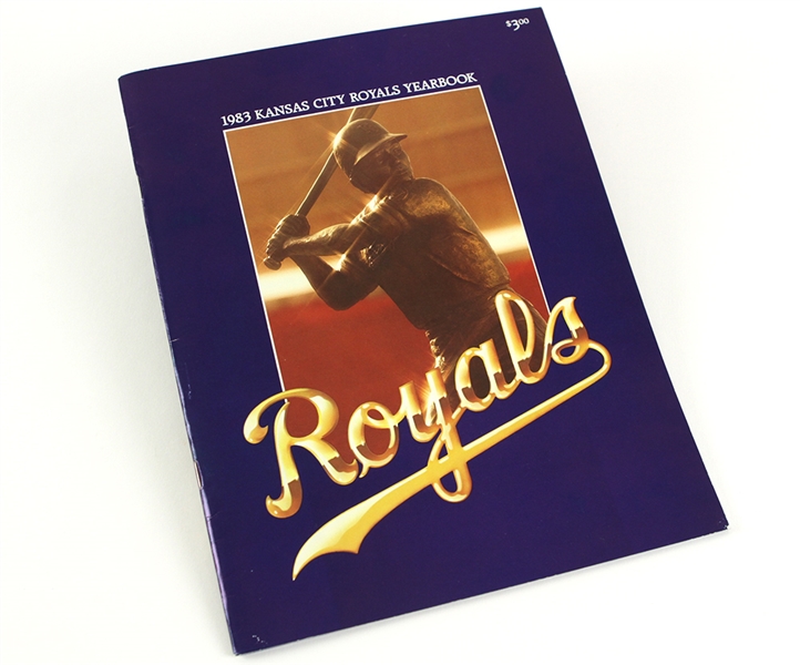 1983 Kansas City Royals Yearbook (MEARS LOA)