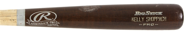 2009 Kelly Shoppach Cleveland Indians Rawlings Adirondack Professional Model Game Used Bat (MEARS LOA)