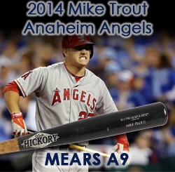 2014 Mike Trout Anaheim Angels Old Hickory Game Used Bat (MEARS A9)