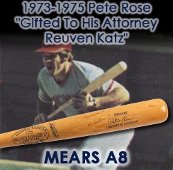 1973-1975 Pete Rose Cincinnati Reds H&B Louisville Slugger Game Used Bat (MEARS A8/JSA) MVP & World Series Champions Era